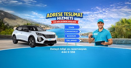 Adrese Teslim Araç Kiralama Ege Bölgesinde Başladı!